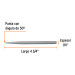 Punzón 1/4" para marcar, largo 4-3/4", TRUPER
