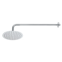 Regadera plato redondo 8" con brazo, cromo, FOSET RIVIERA