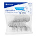 Bolsa c/10 abrazaderas tipo omega 1/2" p/tubo pared delgada