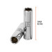Dado largo de 12 mm, 6 puntas, cuadro 3/8", TRUPER