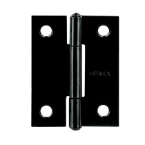 Bisagra rectangular 2" negra, HERMEX