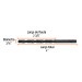 Broca HSS 3/16" Trublack para metal, TRUPER