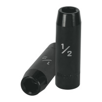 Dado largo impacto de 1/2", 6 puntas, cuadro 1/2", TRUPER