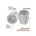Dado de 1-11/16", 6 puntas, cuadro 3/4", TRUPER