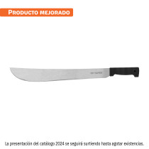 Machete estándar 18" cacha negra inyectada, TRUPER