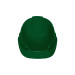 Casco de seguridad ventilado, ajuste de matraca, verde