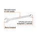 Llave combinada extralarga 28 mm x 393 mm de largo, EXPERT
