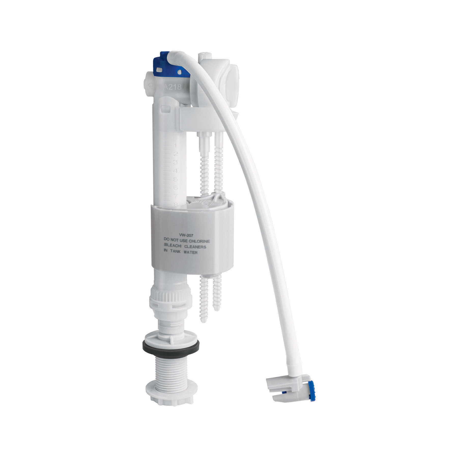 Válvula admisión tanque bajo, altura ajustable 24.5 a 37.5cm
