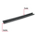 Guardapolvo con funda 95 cm, negro, HERMEX