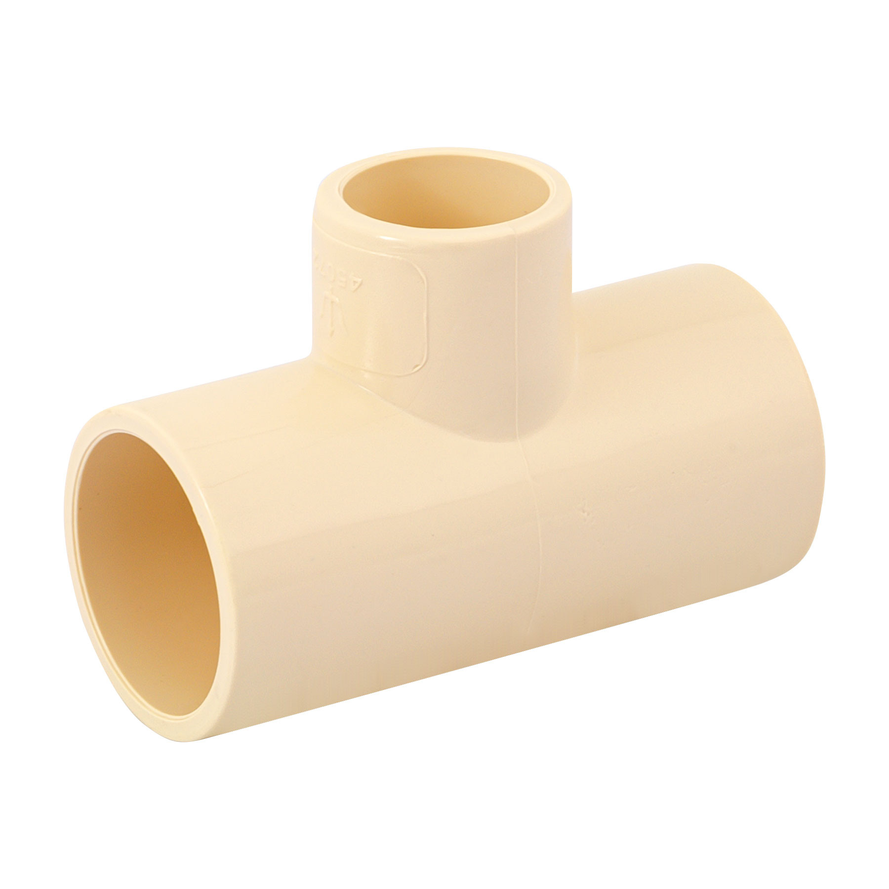 Tee reducida central de CPVC 3/4" x 3/4" x 1/2", FOSET
