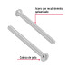 Bolsa con 300 tornillos 1/8" x 1-1/2" tipo estufa, FIERO