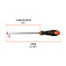 Desarmador plano 3/8" x 8" mango Comfort Grip, TRUPER