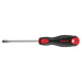 Desarmador plano 1/4" x 4"mango Comfort Grip, PRETUL