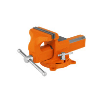Tornillo de banco 4" tipo europeo de hierro nodular, TRUPER