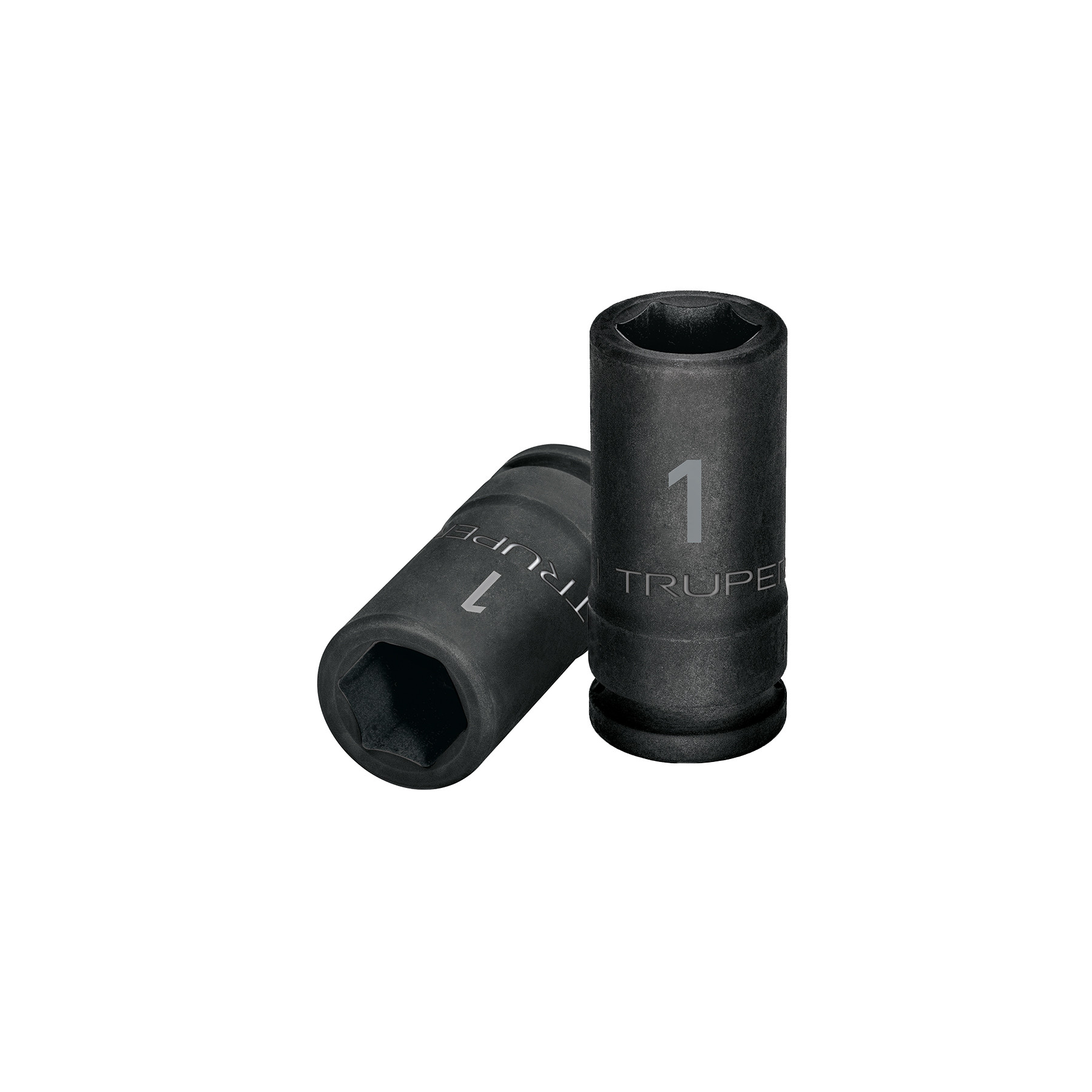 Dado largo de impacto de 1", 6 puntas, cuadro 3/4", TRUPER