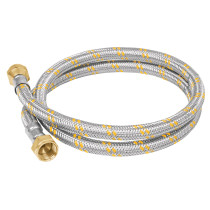 Manguera para gas, acero inox, 3/8" flare, 100 cm, FOSET