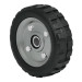 Rueda de hule sólido imponchable 6", doble balero, PRETUL