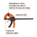 Prensa de ajuste rápido de 6"con cuerpo de nylon, TRUPER