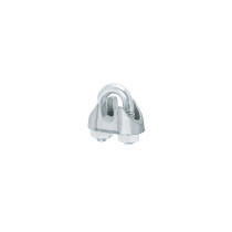 Blíster c/2 nudos (perros) de hierro p/cable de 1/8", FIERO