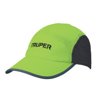 Gorra color verde, 100% poliéster, TRUPER