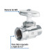 Llave angular recta 1/2",multivuelta, roscable, FOSET