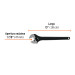 Llave ajustable (perico) 15" profesional pavonada, EXPERT