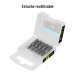 Estuche con 5 puntas hexagonales de 5/32mm largo 1", EXPERT