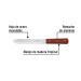 Cuchillo cebollero 7" mango de madera, PRETUL