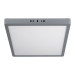 Luminario LED plafón 24W 6500K, cuadrado, gris, VOLTECK