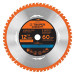 Disco sierra 12" para madera, 60 dientes centro 1", EXPERT