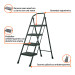 Escalerilla tubular, plegable, 4 peldaños, TRUPER