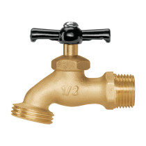 Llave p/manguera, de latón 100g, 1/2", blíster, PRETUL