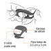 Juego de linterna trasera y delantera para bicicleta, PRETUL