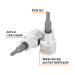 Dado punta torx T-20, cuadro 3/8", TRUPER