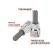 Dado punta hexagonal de 5/16", cuadro 3/8", TRUPER