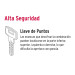 Jaladera/perilla, Lugo llave-llave, Latón Brillante,HERMEX