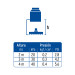 Regadera cromo 8" plato redondo, sin brazo, FOSET ELEMENT
