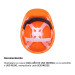 Casco de seguridad, ajuste de intervalos, naranja, PRETUL