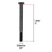 Bolsa con 30 tornillos 3/8" x 4" acero grado 5, FIERO