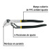 Pinza de extensión 12" mango de PVC, PRETUL