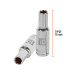 Dado largo de 10 mm, 6 puntas, cuadro 1/2", TRUPER
