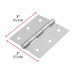 Bisagra cuadrada 3", satinado, cabeza plana, BASIC