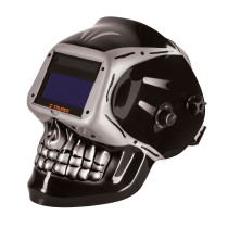 Careta electrónica para soldar sombra 9-13, calavera, TRUPER