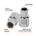 Dado de 11 mm, 6 puntas, cuadro 1/2", TRUPER