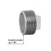 Tapón macho 2" de acero galvanizado, FOSET