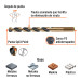 Broca HSS 3/8" Trugold para metal, TRUPER EXPERT