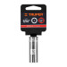 Dado largo de 9/16", 6 puntas, cuadro 1/4", TRUPER
