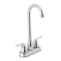 Mezcladora lavabo 4" cromo, tipo bar, palanca, FOSET AERO