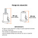 Gato hidráulico de botella de 8 Ton, TRUPER