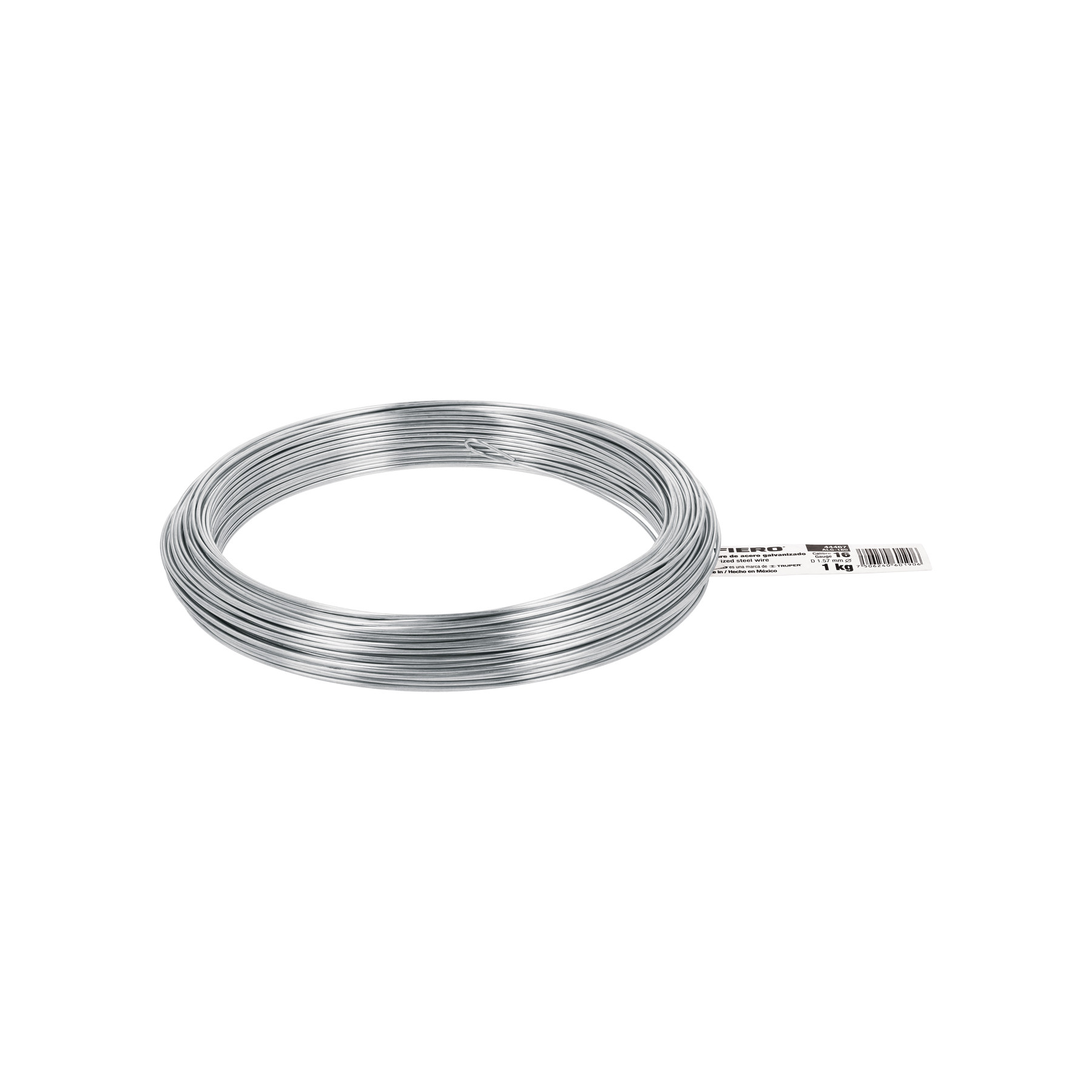 Kilo de alambre galvanizado, calibre 16, FIERO